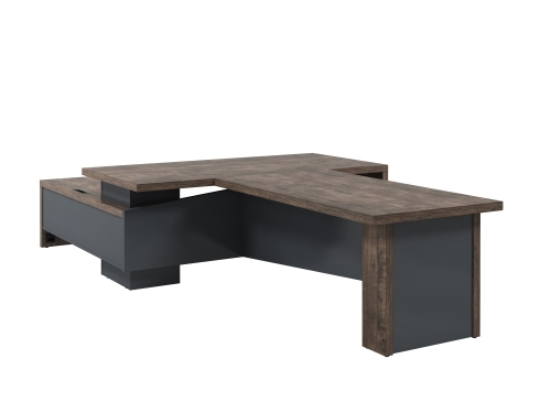 Стол руководителя с опорной тумбой Т-920.1000ПР с блоком розеток и брифингом фото 2 Стол руководителя с опорной тумбой Т-920.1000ПР с блоком розеток и брифингом фото 2