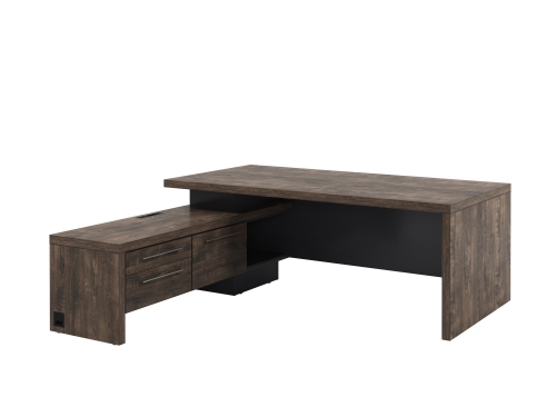 Стол руководителя с опорной тумбой Т-20.1000Л с блоком розеток фото 2 Стол руководителя с опорной тумбой Т-20.1000Л с блоком розеток фото 2