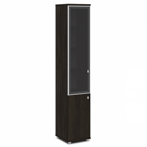 Шкаф со стеклом в алюминиевом профиле V-505 Л фото 3 Шкаф со стеклом в алюминиевом профиле V-505 Л фото 3