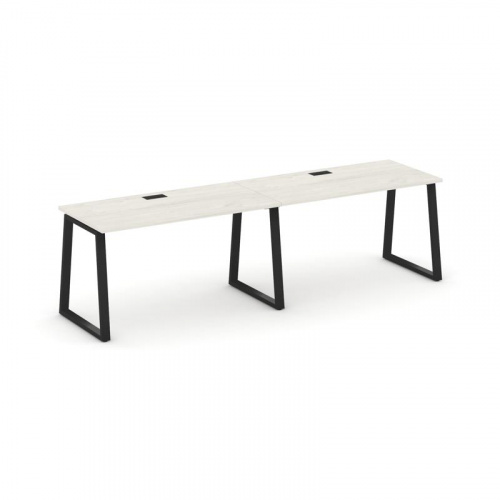 Style Project Рабочая станция 1 сторон. SN-6T1.ORS-021 Акация Лорка/Металл Антрацит/Заглушка Пластик фото 9