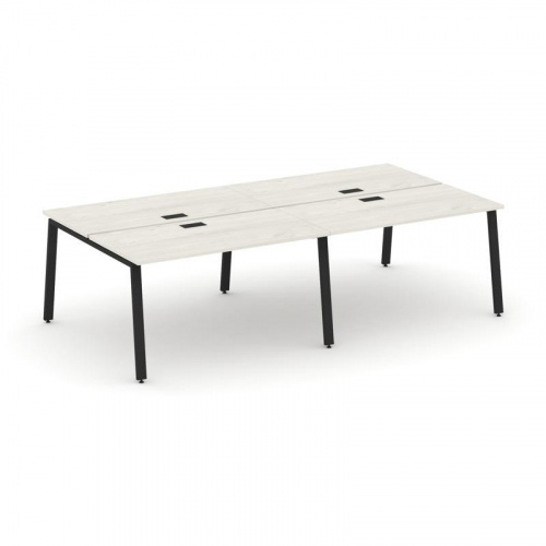 Style Project Рабочая станция 2-х сторон. SN-6A.DRS-044 Дуб Наварра/Металл Белый 3160*1432*750 фото 14