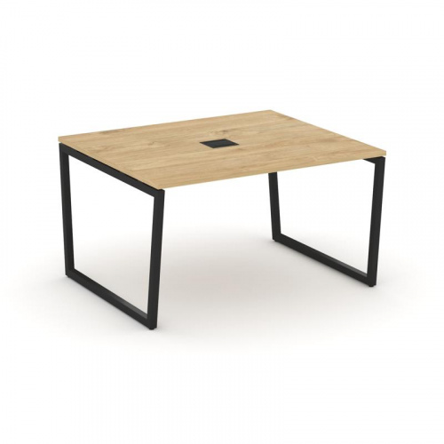 Style Project Стол переговорный SN-4T2.SPRG-032 Акация Лорка/Металл Антрацит/Заглушка Металл Антраци