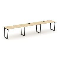 Style Project Рабочая станция 1 сторон. SN-4T2.ORS-031 Акация Лорка/Металл Антрацит/Заглушка Пластик