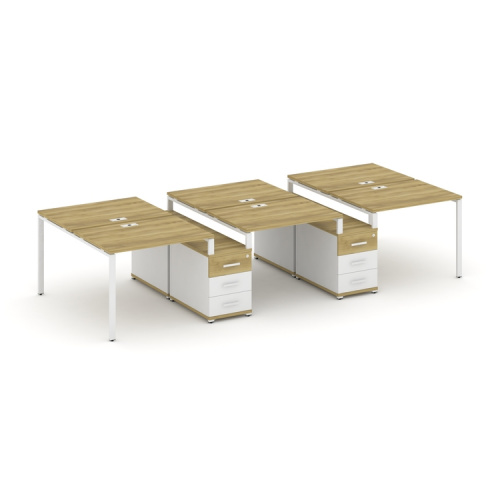 Бенч-система на 6 мест с 2 опорными тумбами Concept CN.DRS-333 фото 11