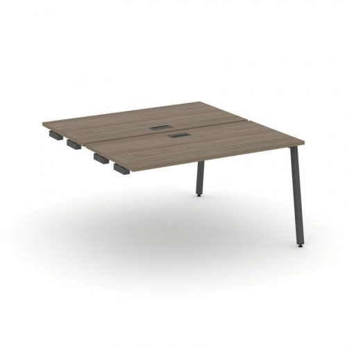 Style Project Стол-приставка к опор. элем. SN-4A.DPRS-004 Дуб Табак/Металл Белый 1580*1232*750 фото 17