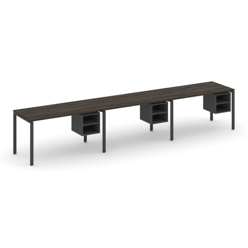 Бенч-система на 3 места с подвесными тумбами Concept CN.ORS-125 фото 3