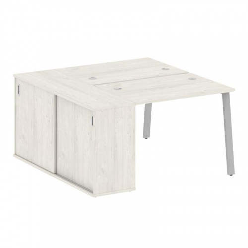 Бенч-система с шкафом-купе на А-обр. м/к Metal System БА.РС-СШК-1.1