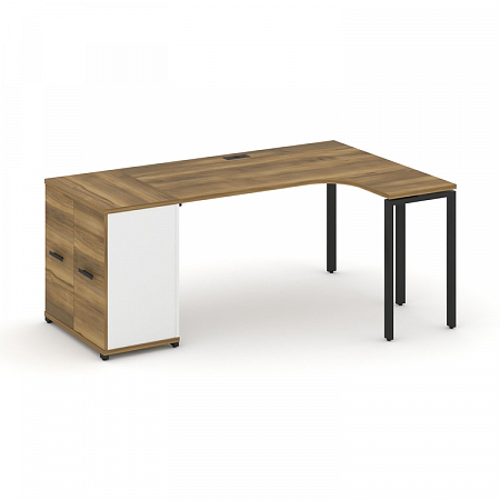 Стол эргономичный с опорным распашным шкафом Concept CN.SA-209(R)