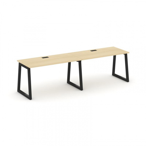 Style Project Рабочая станция 1 сторон. SN-5T1.ORS-014 Акация Лорка/Металл Антрацит/Заглушка Пластик фото 6