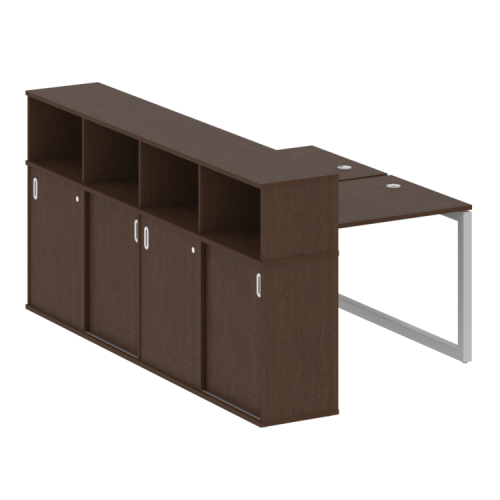 Бенч-система с шкафом-купе на О-обр. м/к Metal System Quattro 50БО.РС-СШК-4.1 фото 7