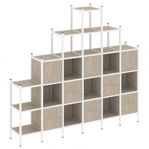 Стеллаж офисный прямой Loft VR.L-24 фото 2 Стеллаж офисный прямой Loft VR.L-24 фото 2