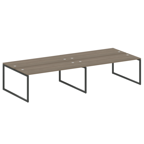 Бенч-система на 4 места на О-обр. м/к Metal System Quattro 40БО.СМ-4.5  фото 2