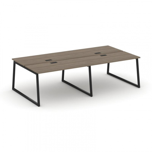 Style Project Рабочая станция 2-х сторон. SN-4T1.DRS-034 Акация Лорка/Металл Антрацит/Заглушка Пласт фото 5