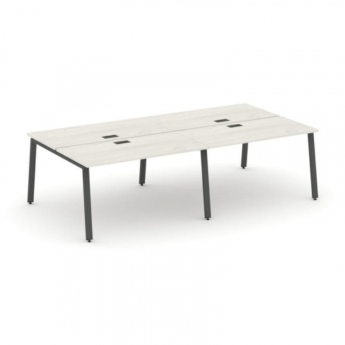 Style Project Рабочая станция 2-х сторон. SN-6A.DRS-044 Дуб Наварра/Металл Белый 3160*1432*750 фото 23