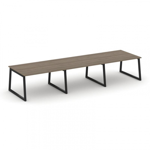 Style Project Стол переговорный SN-5T1.SPRG-052.3 Акация Лорка/Металл Антрацит 3540*1180*750 фото 5 Style Project Стол переговорный SN-5T1.SPRG-052.3 Акация Лорка/Металл Антрацит 3540*1180*750 фото 5