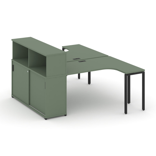 Бенч-система с опорным шкафом-купе с надставкой Concept CN.DSA-220 Бенч-система с опорным шкафом-купе с надставкой Concept CN.DSA-220