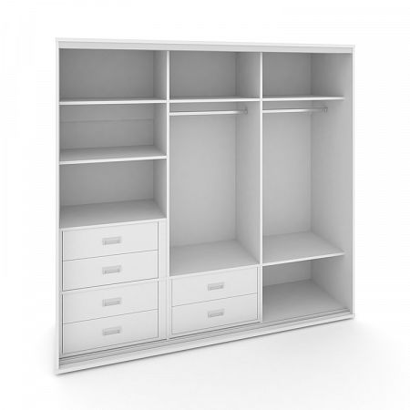 Корпус 3-х секционного шкафа низкого L=1769мм Maris SH.K3-2.2 K7