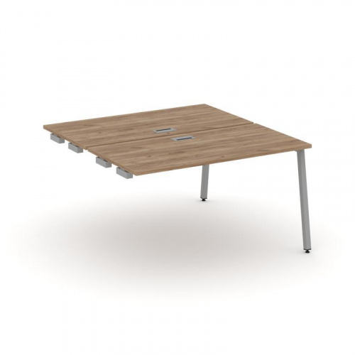 Style Project Стол-приставка к опор. элем. SN-4A.DPRS-004 Дуб Табак/Металл Белый 1580*1232*750 фото 11