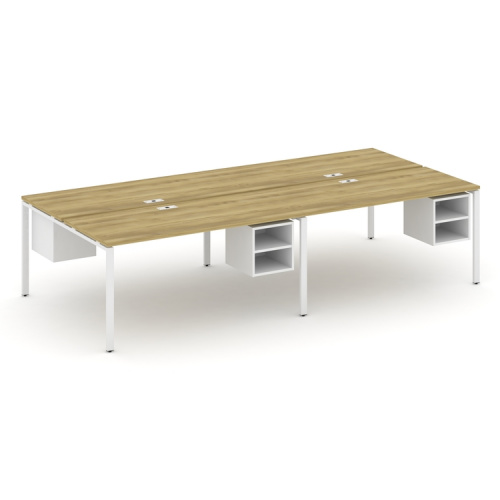 Бенч-система на 4 места с подвесными тумбами Concept CN.DRS-128 фото 9