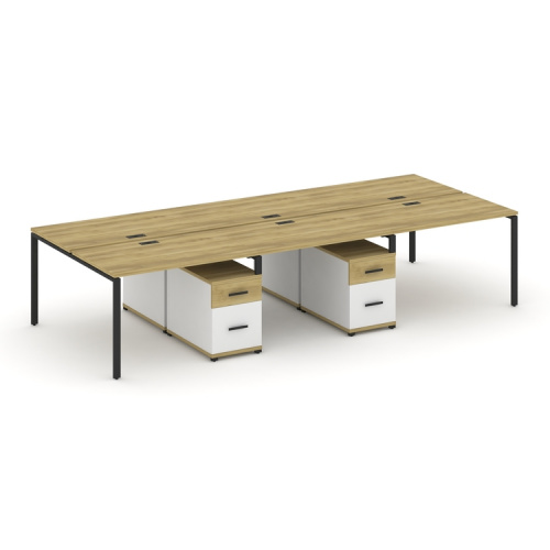 Бенч-система на 6 мест с 2 опорными тумбами Concept CN.DRS-346 фото 6