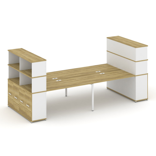 Бенч-система с опорными распашными шкафами Concept CN.DRS-275 фото 11 Бенч-система с опорными распашными шкафами Concept CN.DRS-275 фото 11
