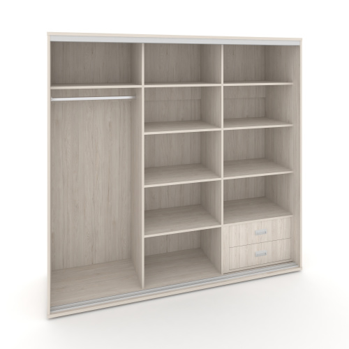 Корпус 3-х секционного шкафа низкого L=2369мм Maris SH.K3-6.2 K1 фото 5