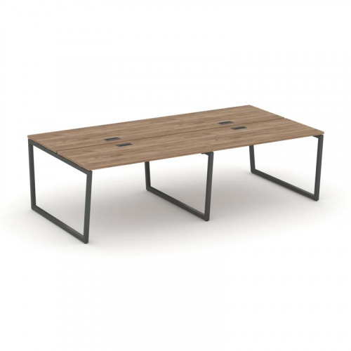 Style Project Рабочая станция 2-х сторон. SN-4T2.DRS-031 Акация Лорка/Металл Антрацит/Заглушка Пласт фото 23