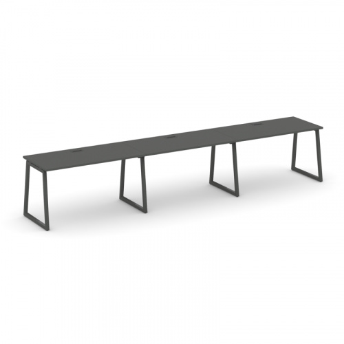 Style Project Рабочая станция 1 сторон. SN-4T1.ORS-043 Акация Лорка/Металл Антрацит/Заглушка Пластик фото 14