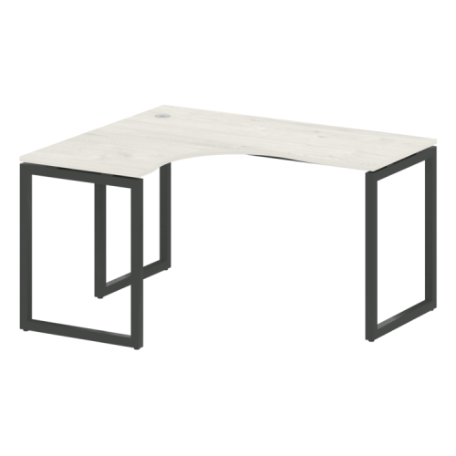 Стол криволинейный левый на О-обр. м/к Metal System Quattro 40БО.СА-3 (L) фото 5 Стол криволинейный левый на О-обр. м/к Metal System Quattro 40БО.СА-3 (L) фото 5