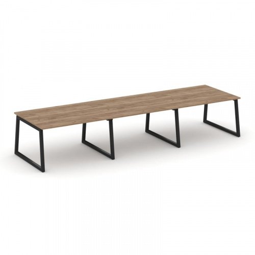 Style Project Стол переговорный SN-5T1.SPRG-052.3 Акация Лорка/Металл Антрацит 3540*1180*750 фото 9 Style Project Стол переговорный SN-5T1.SPRG-052.3 Акация Лорка/Металл Антрацит 3540*1180*750 фото 9