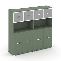 Шкаф офисный Concept CN.STS-425 RMW