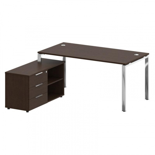 Стол руководителя с тумбой Metal System Direct БГ.СРТ-4.8 (L) фото 2