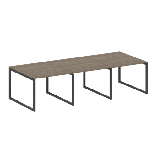 Стол переговоров на О-обр. м/к Metal System Quattro 40БО.ПРГ-3.1