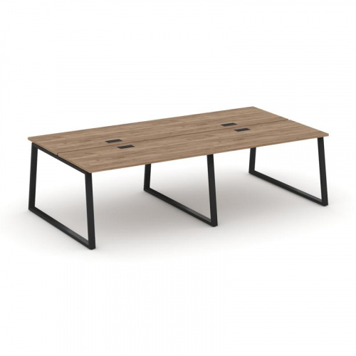 Style Project Рабочая станция 2-х сторон. SN-6T1.DRS-041 Акация Лорка/Металл Антрацит/Заглушка Пласт фото 9