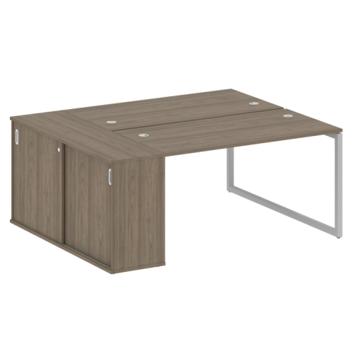 Бенч-система с шкафом-купе на О-обр. м/к Metal System Quattro 40БО.РС-СШК-1.3 фото 3