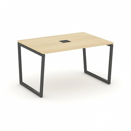 Style Project Стол переговорный SN-4T2.SPRG-001 Акация Лорка/Металл Антрацит/Заглушка Металл Антраци