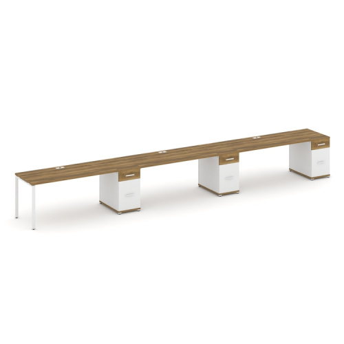 Бенч-система на 3 места с 3 опорными тумбами Concept CN.ORS-448 фото 8