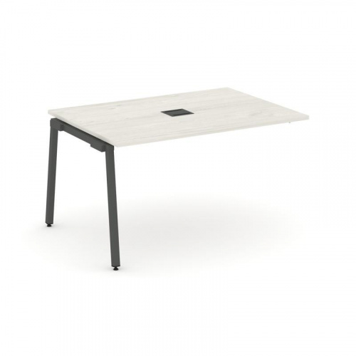 Style Project Проходной наб. элем. перег. стола SN-4A.NSPRG-003 Белый/Металл Белый 1380*980*750 фото 22