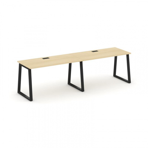 Style Project Рабочая станция 1 сторон. SN-6T1.ORS-021 Акация Лорка/Металл Антрацит/Заглушка Пластик фото 7