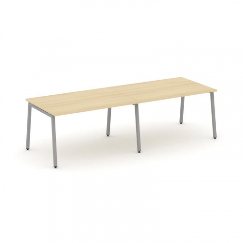 Style Project Стол переговорный SN-4A.SPRG-013.3 Тиквуд Светлый/Металл Белый 2760*980*750 фото 12