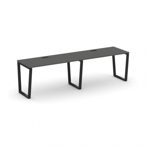 Style Project Рабочая станция 1 сторон. SN-6T2.ORS-013 Акация Лорка/Металл Антрацит/Заглушка Пластик фото 6