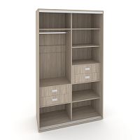 Корпус 2-х секционного шкафа высокого L=1600мм Maris SH.K2-6.1 K5