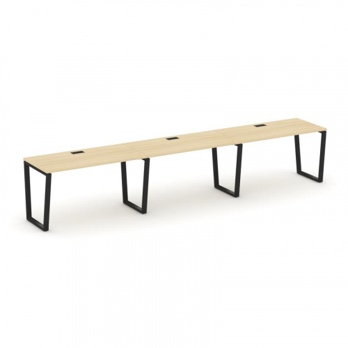 Style Project Рабочая станция 1 сторон. SN-6T2.ORS-031 Акация Лорка/Металл Антрацит/Заглушка Пластик фото 6