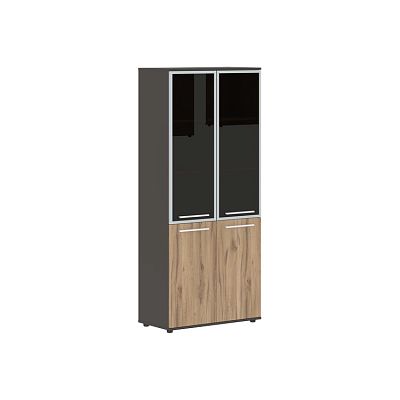 Шкаф комбинированный с дверьми в металлической раме EDIS EHCS 85.7