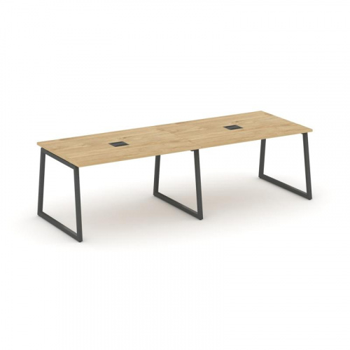 Style Project Стол переговорный SN-4T1.SPRG-012 Акация Лорка/Металл Антрацит/Заглушка Металл Антраци фото 8 Style Project Стол переговорный SN-4T1.SPRG-012 Акация Лорка/Металл Антрацит/Заглушка Металл Антраци фото 8