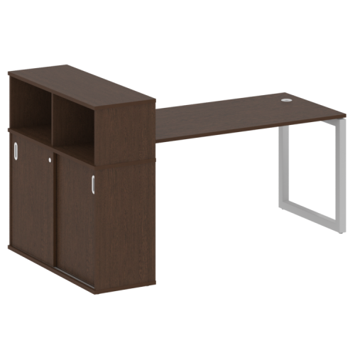 Стол офисный с шкафом-купе на О-обр. м/к Metal System Quattro 50БО.РС-СШК-3.4 фото 7