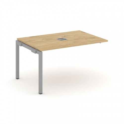 Style Project Проходной наб. элем. перег. стола SN-5P.NSPRG-002 Вяз Благородный/Металл Белый 1180*98 фото 2