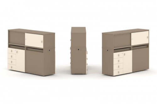 Тумба офисная (Набор №17.) Estetica ES.NB.2N-17 фото 3