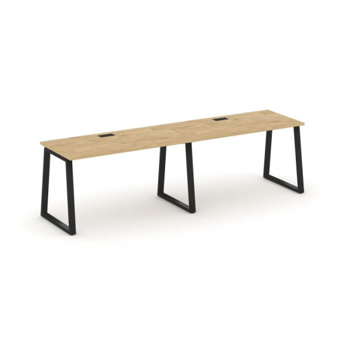 Style Project Рабочая станция 1 сторон. SN-6T1.ORS-021 Акация Лорка/Металл Антрацит/Заглушка Пластик