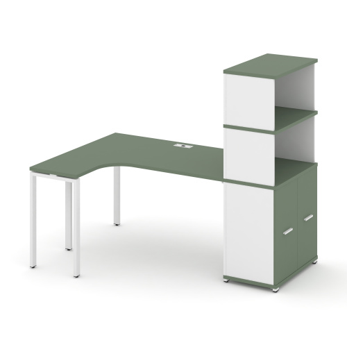Стол эргономичный с опорным распашным шкафом Concept CN.SA-216(L) Стол эргономичный с опорным распашным шкафом Concept CN.SA-216(L)